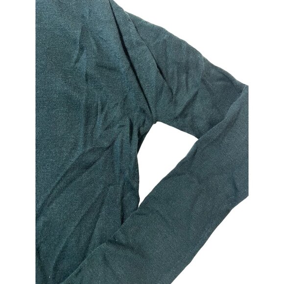 Trouve Nordstrom Teal Thin Knit Angora Sweater Women's Size Small Excellent very - Picture 5 of 6